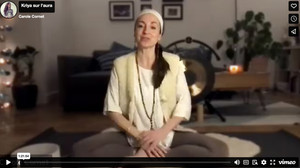 Kriya sur l’Aura Aura